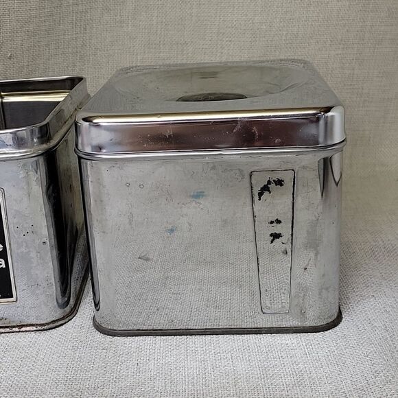 3 Lincoln Beauty Ware canisters 1 Canette canister and spoonrest - Picture 9 of 14
